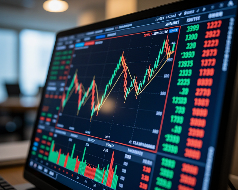 Financial Market Concept