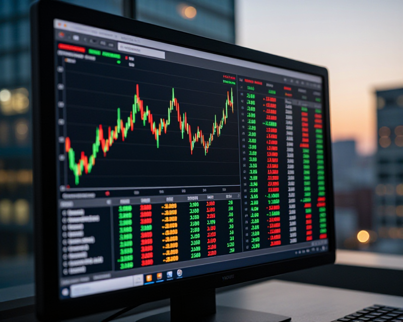 Financial Market Data Display