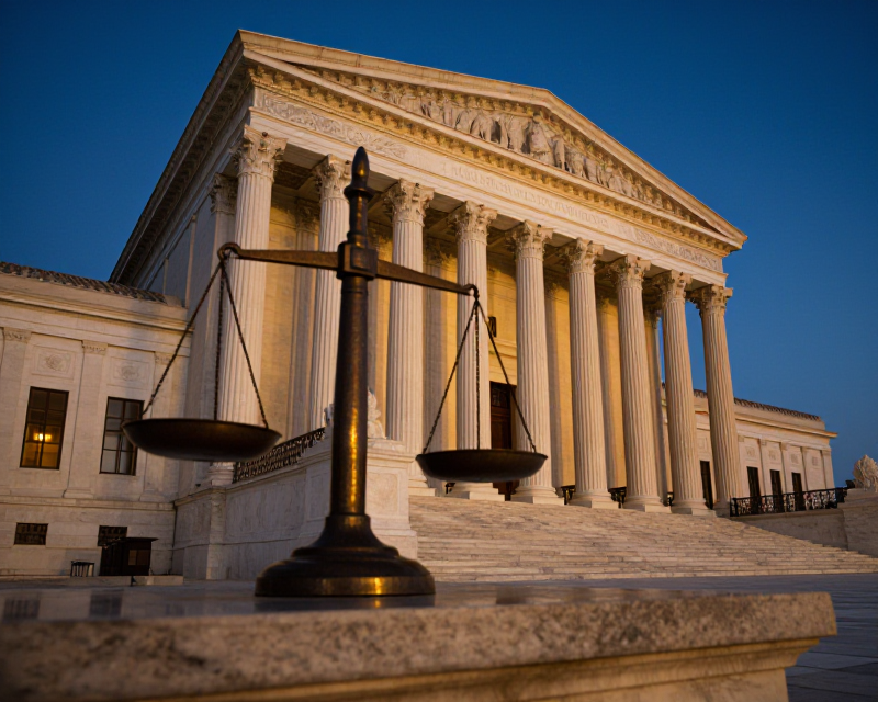 Symbolic US Supreme Court Justice