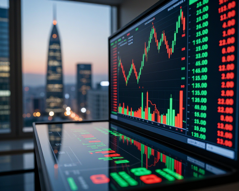 Stock Market Digital Display