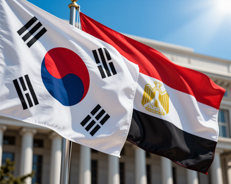 South Korea and Egypt Diplomatic Symbolism