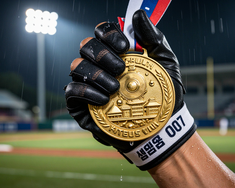 Baseball Victory Celebration