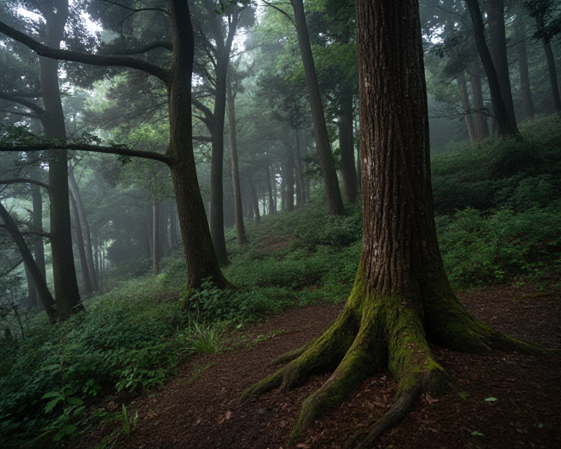 Mysterious Jeju Forest