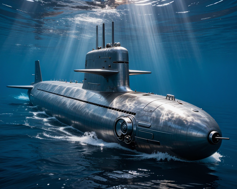 Nuclear-powered submarine concept