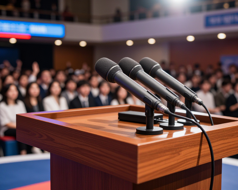 Political Convention Atmosphere