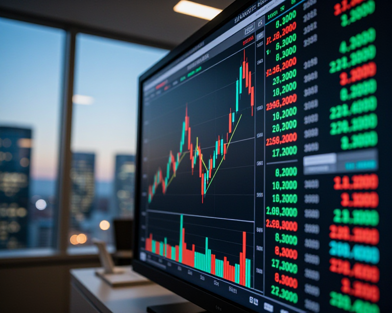 Financial Market Data Display