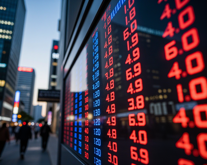 Stock Market Digital Display