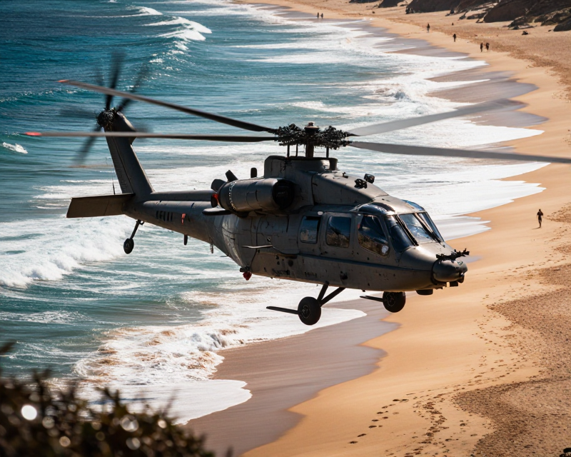 Apache Helicopter Flyover