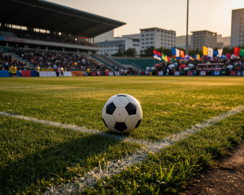 Cinematic Football Stadium Atmosphere