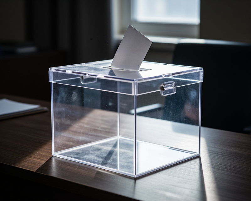 Symbolic Election Crisis Scene