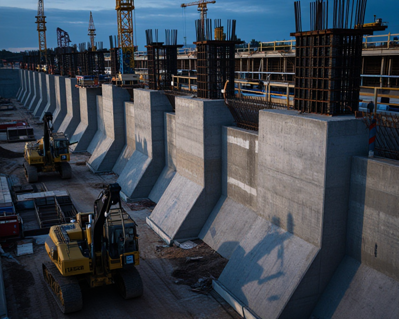 Border Fortification Construction Site