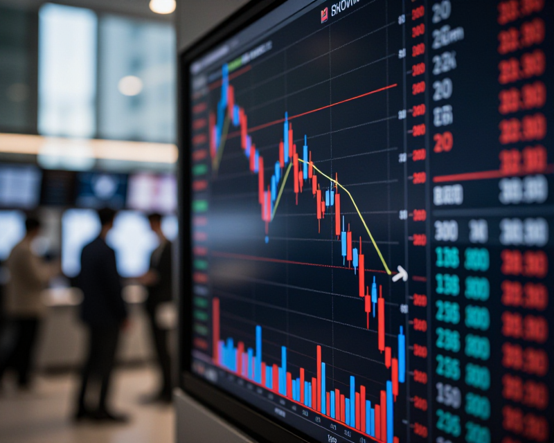 Stock Market Decline Concept