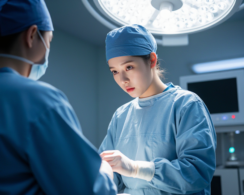 Cinematic Medical Drama Scene