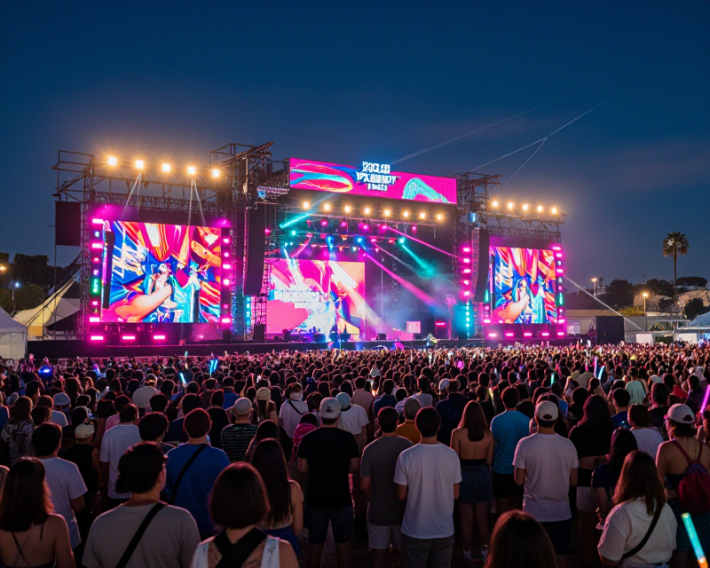 K-pop Festival Atmosphere